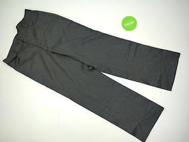 dresy lewandowski: Męskie spodnie garniturowe Finch - Kolor: ciemnoszary z delikatnym — 2