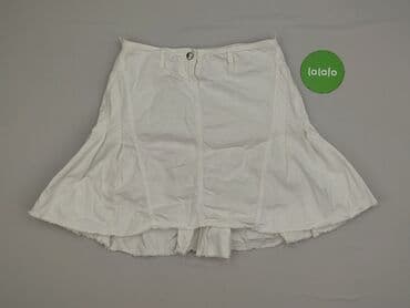 dluga biala koszula: White, Spódnica damska, rozmiar L — 2