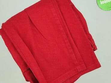 czerwone jeansy: Spodnie materiałowe damskie, rozmiar L — 6