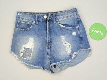 krótkie spodenki z wysokim stanem poszarpane: Boohoo, Szorty damskie, rozmiar S — 2