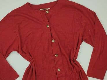 sweter w paski z serduszkiem: Cubus, Kardigan damski, rozmiar S — 1