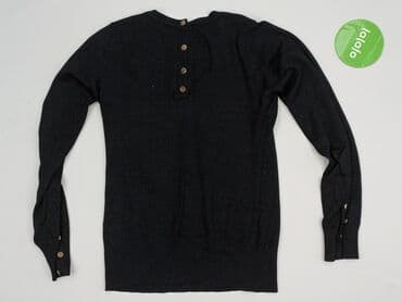 sweter z bufiastymi rękawami: Sweter damski, rozmiar S — 3