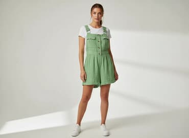 ubrania dla niskich osób: Kombinezon damski, rozmiar S — 1