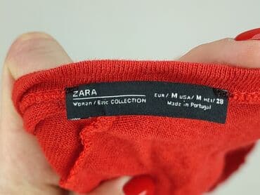 bluzka w czerwone paski zara: Zara, Жіноча блуза, розмір M — 4