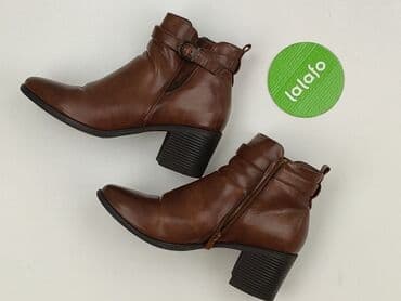 espadryle na koturnie klapki: Botki damskie, 40 — 2