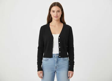 kurtki zimowe damskie c a: Kardigan damski, rozmiar S — 6