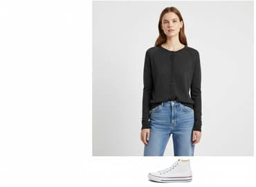 eleganckie swetry damskie różpinane do sukienki: Women`s knitwear, size S — 1