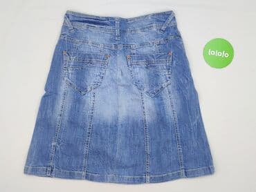 spódnice jeansowe trapezowe z guzikami: Denim, Spódnica damska, rozmiar XL — 3