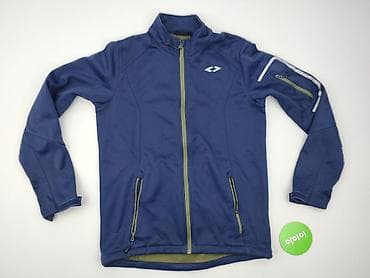 bluza softshell: Męska bluza/softshell Crivit - Kolor: granatowy z oliwkowymi suwakami — 3