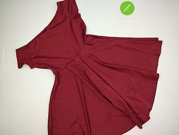 bordowy: Sukienka damska, rozmiar XL — 3