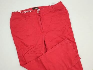 Spodnie materiałowe damskie, 5XL