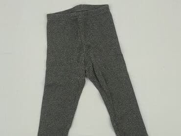 spodnie woskowane czarne: Leggings, 3-6 months, condition - Very good — 1