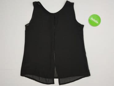 czarne bluzki z przezroczystymi rękawami: Bluzka damska, rozmiar S — 4