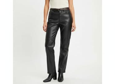 alexander wang spodnie: H&M, Material trousers for women, size M — 1