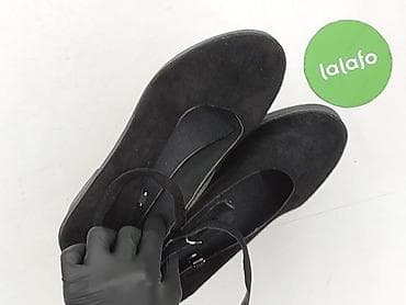 emel eobuwie: Czarne damskie czółenka na słupku z paskiem - Rozmiar: 41 (oznaczenie — 6