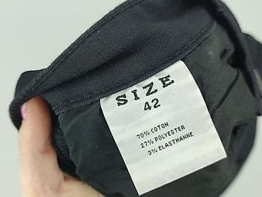 jeansy mom: Spodnie materiałowe damskie, rozmiar XL — 4