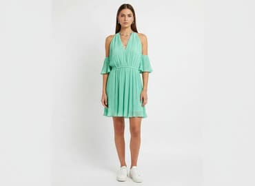 miętową sukienki: Sukienka damska, rozmiar S — 1