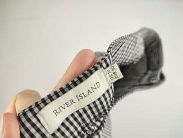 spodnie czerwone w krate: River Island, Spodnie materiałowe damskie, rozmiar S — 4