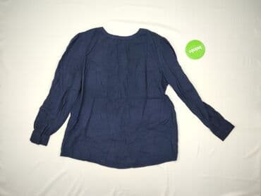 niebieskie sukienki plus size: Bluzka damska, rozmiar L — 3