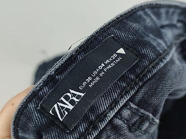 czarne jeansy pull: Zara, Jeansy damskie, rozmiar S — 4