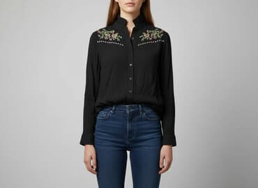 koszulka damska z haftem parzenica: Women`s shirt, size S — 1