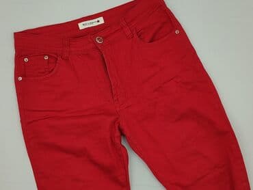 jeansy czerwone damskie: Cherry, Jeansy damskie, rozmiar L — 1