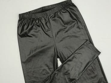 legginsy skórzane damskie: Legginsy Ze skóry ekologicznej damskie, rozmiar 4XL — 1