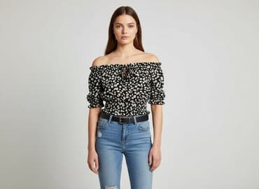 bluzka z odkrytym ramieniem allegro: FB Sister, Bluzka damska, rozmiar M — 7