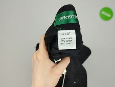 deezee sandaly czarne: Spodnie materiałowe damskie, rozmiar S — 4