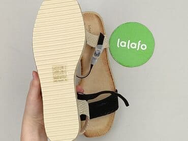 sandały simen na koturnie: Ideal Shoes, Sandały damskie, rozmiar 41 — 4