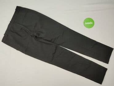 hm dżinsy: H&M Basic, Spodnie materiałowe damskie, S — 3