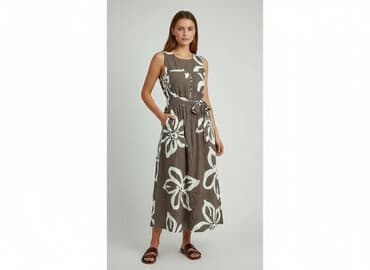 długa sukienka krzyżówka: Sukienka damska, rozmiar L — 1