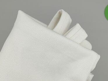 bluzki prążkowane białe: H&M, Top damski, rozmiar M — 5