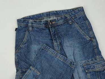 jeansy cargo stradivarius: 3/4 length trousers for men, size L — 1