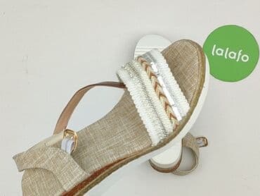 deichmann sandały srebrne: Sandały damskie, rozmiar 37 — 6