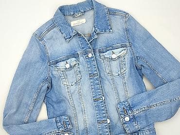 bluza basic hm: H&M L.O.G.G., Kurtka jeansowa damska, rozmiar M — 1