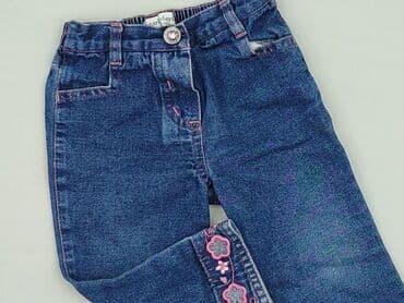 spodnie lenary lata 90: Spodnie jeansowe, EarlyDays, 9-12 miesięcy, stan - Bardzo dobry — 1