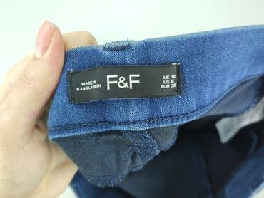 buty fila niebieskie: F&F, Legginsy Eleganckie damskie, rozmiar M — 4