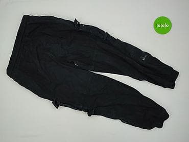 amisu cargo pants: Męskie spodnie cargo jogger FB Sister, rozmiar M - Kolor: czarny — 3