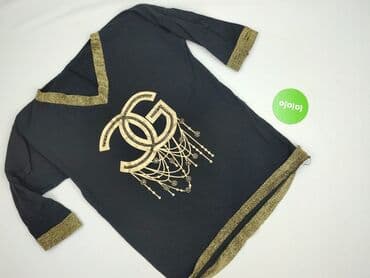 czarne bluzki z chokerem: Tunika damska, L — 2