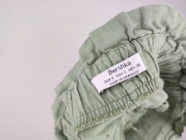 tanie spodnie z lumpeksu: Bershka, Spodnie materiałowe damskie, S — 4