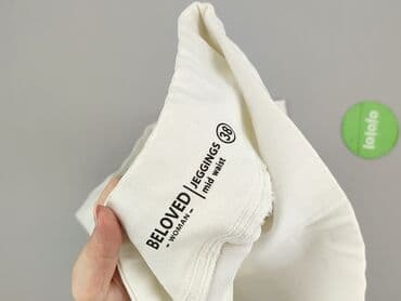 white jeans: Leggings, Legginsy rozmiar M — 4