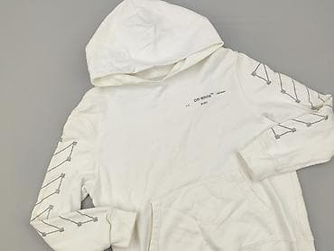 intermoda garnitury: Off-White, Bluza z kapturem dla mężczyzn, rozmiar L — 1