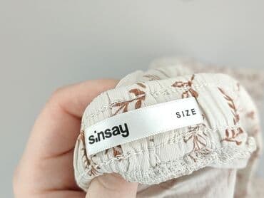 spodnie lejące: Spodnie materiałowe damskie, rozmiar S — 4