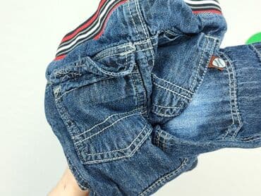 bluzki z zamkiem z przodu: Denim pants, Little kids, 3-6 months, condition - Very good — 4