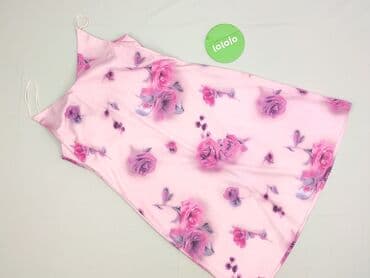 krótka sukienka w kwiaty na wesele: Sukienka damska, rozmiar S — 3