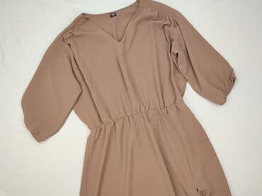 sukienki beżowe midi: Sukienka damska, rozmiar XL — 1