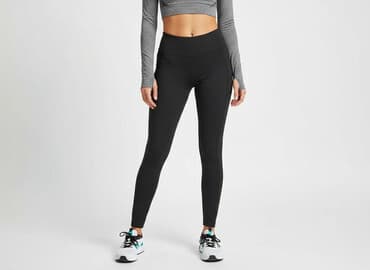 sinsay legginsy prążkowane: Sinsay, Legginsy Sportowe damskie, rozmiar S — 1