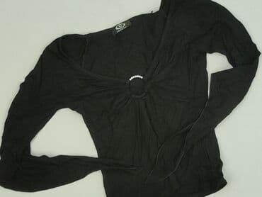 czarne bluzki dekolt v: Bluzka damska, rozmiar S — 1