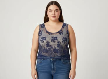 mesh top: Atmosphere, Women's blouse, size 4XL — 7